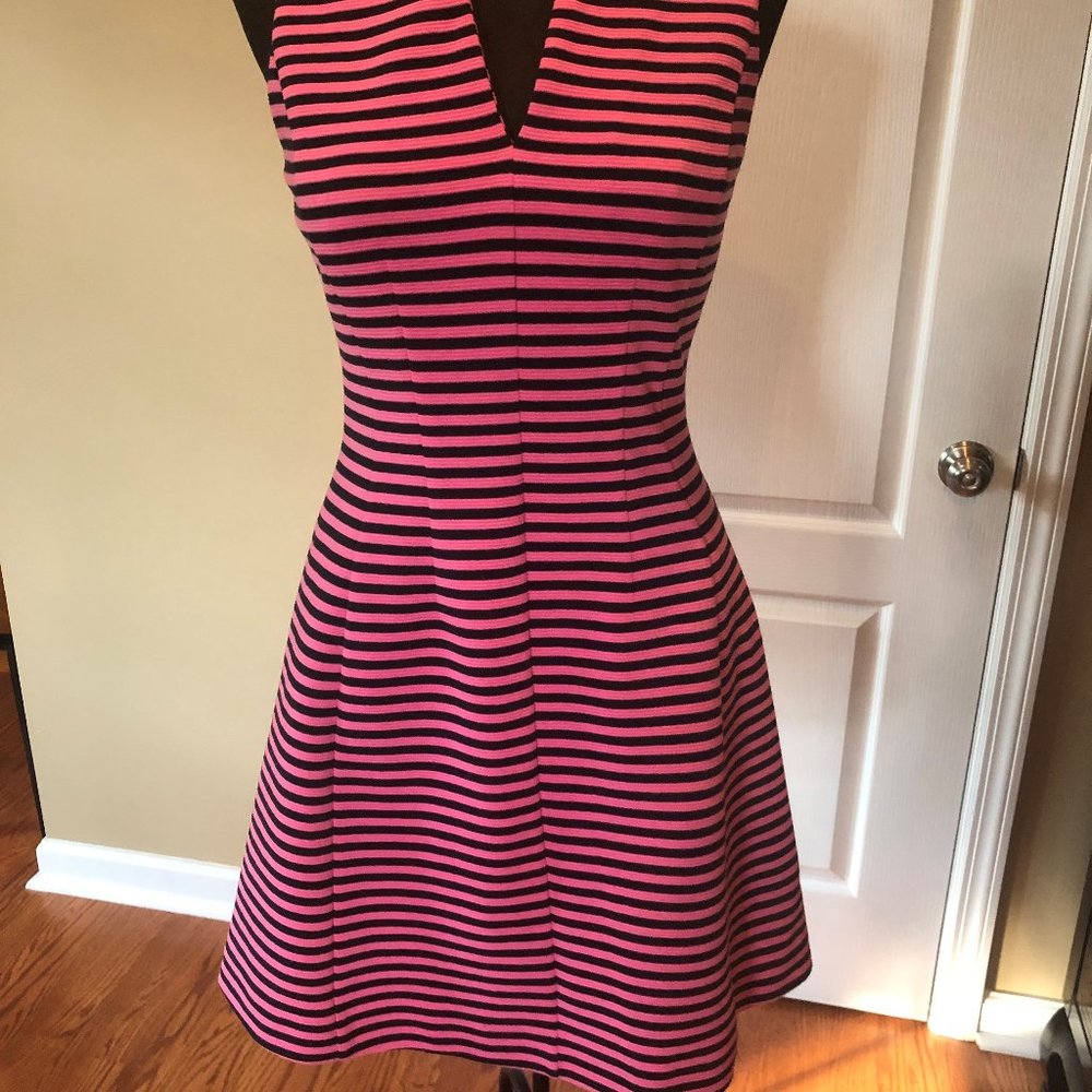 Lilly Pulitzer Brielle Navy/Pink Striped Dress